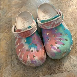 Tie Dye Crocs